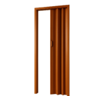 Porta Sanfonada Pvc 1,21m Mogno