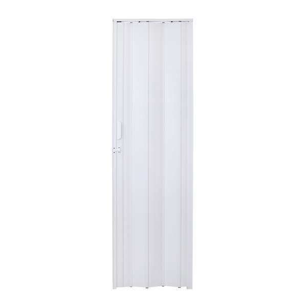 Porta Sanfonada Lisa Sólido PVC Branco 2,10X0,72cm BCF