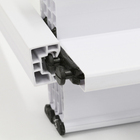 Porta Sanfonada Lisa Sólido PVC Branco 2,10X0,84cm BCF