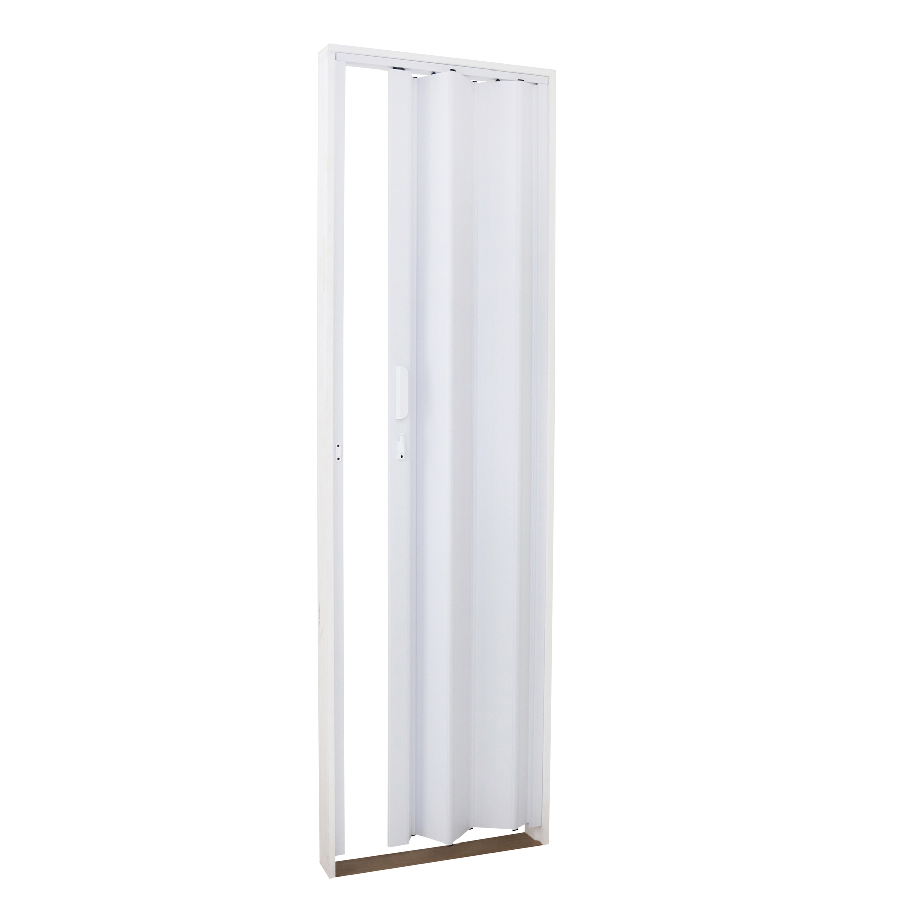 Porta Sanfonada Lisa Sólido PVC Branco 2,10X1,20cm BCF | Leroy Merlin