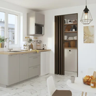 Porta Sanfonada PVC Caravalho Oro 2,10x0,85cm Artens