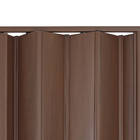 Porta Sanfonada Lisa Amadeirado PVC Marrom 2,10X0,84cm BCF