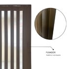 Porta Sanfonada Translucida Com Trinco Imbuia 096x210