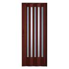 Porta Sanfonada Translucida Com Trinco Mogno 096x210