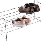 Porta Sapatos Sapateira Cromada Portátil 6 Pares Forma Inox