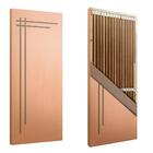 Porta Sarrafeada Frisada Hdf De Eucalipto Friso 06 - 2.10m X