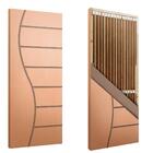 Porta Sarrafeada Frisada Hdf De Eucalipto Friso 10 - 2 10m X