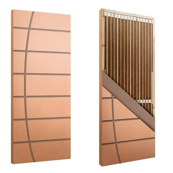 Porta Sarrafeada Frisada Hdf De Eucalipto Friso 14 - 2 10m X