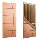 Porta Sarrafeada Frisada Hdf De Eucalipto Friso 23 - 2 10m X