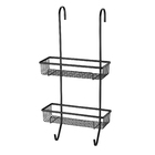 Porta Shampo Box Black Square Preto Fosco Future