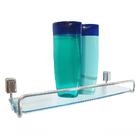 Porta Shampoo 31 Cm De Alumínio E Acrílico Linha Città