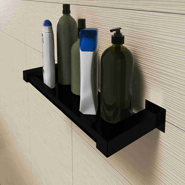 Porta Shampoo 40cm Aço Inox 304 Preto Fosco [q-ps40pf]