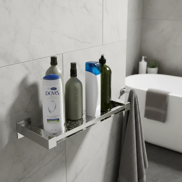 Porta Shampoo [50cm] Aço Inox 304 [q-ps50]