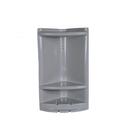 Porta Shampoo / Cantoneira Grande Cinza - Metasul, Opção: Cin