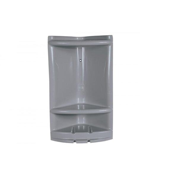 Porta Shampoo / Cantoneira Grande Cinza - Metasul, Opção: Cin