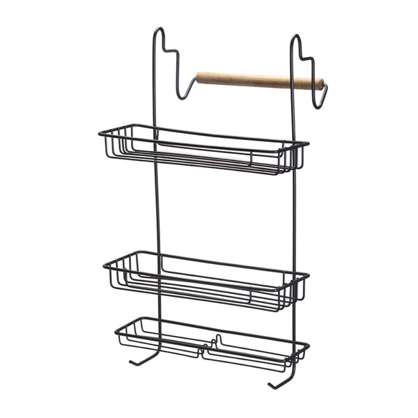 Porta Shampoo Aço ECO Design Black Fosco Arthi