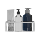 Porta Shampoo Aço 9,1x25,7x10cm Essential Cromado Sensea