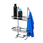 Porta Shampoo Aço Onix Cinza Brilhante Arthi