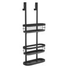 Porta Shampoo Aço 75,4x31x17,9cm Remix Preto Sensea