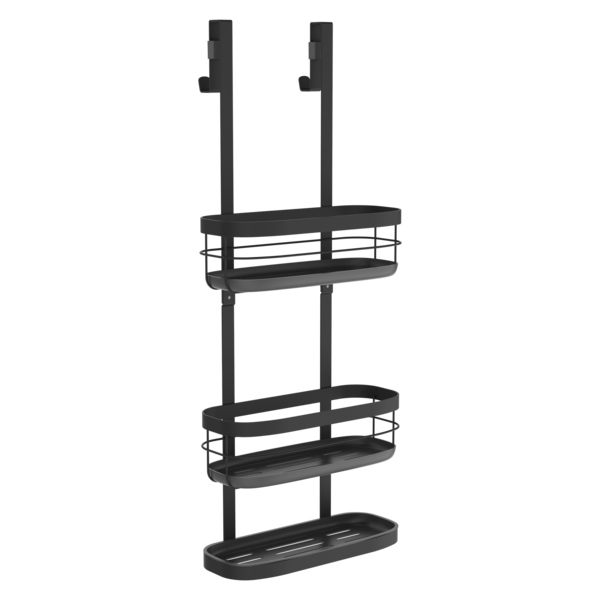 Porta Shampoo Aço 75,4x31x17,9cm Remix Preto Sensea