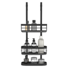 Porta Shampoo Aço 75,4x31x17,9cm Remix Preto Sensea