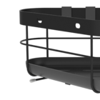 Porta Shampoo Aço 10,3x21,5x21,5cm Remix Preto Sensea