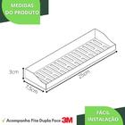 Porta Shampoo Adesivo Sem Furar Parede Inox Df