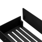 Porta Shampoo Alumínio 4x35x10,45cm Neo Preto Sensea