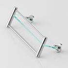 Porta Shampoo Athenas Triplo Inox e Metal Prata Alto Brilho G