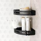 Porta Shampoo Banheiro Vidro Duplo Canto Piquiri Pingoo.casa