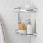 Porta Shampoo Banheiro Vidro Duplo Inox Canto Pingoo.casa