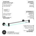 Porta Shampoo Canopla Grego Metal Suporte Proteção De Banheir