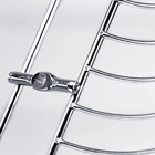 Porta Shampoo Canto Simples 5x24x24cm Prata