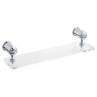 Porta Shampoo Canto Simples 8,50x40x10cm Transparente