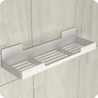 Porta Shampoo Com Adesivo Suporte Banheiro Branco Elg