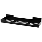 Porta Shampoo Com Adesivo Suporte Banheiro Preto Elg