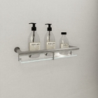 Porta Shampoo De Banheiro Em Aço Inox Polido Brilhante Linha