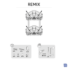 Porta Shampoo de Parede Aço Preto Remix Sensea