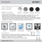 Porta Shampoo Duplo Com Proteção Luxo Slim 515lsa Grego