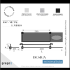 Porta Shampoo Duplo Com Proteção Luxo Slim 515lsa Grego