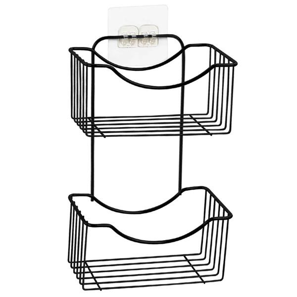 Porta Shampoo Duplo De Banheiro Suporte De Utensílios Para Bo