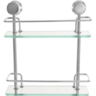 Porta Shampoo Duplo Luxo Prateleira Para Banheiro Com Grade V