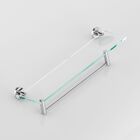 Porta Shampoo Duplo Toalheiro Athenas Inox e Metal Prata Alto