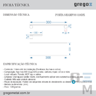 Porta Shampoo Em Vidro E Aço Inox Alto Padrão 116dx Decaluxo