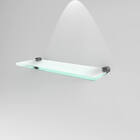 Porta Shampoo Em Vidro Metal Preto Fosco Redondo Luxo Slim 56