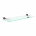 Porta Shampoo Em Vidro Metal Preto Fosco Redondo Luxo Slim 56