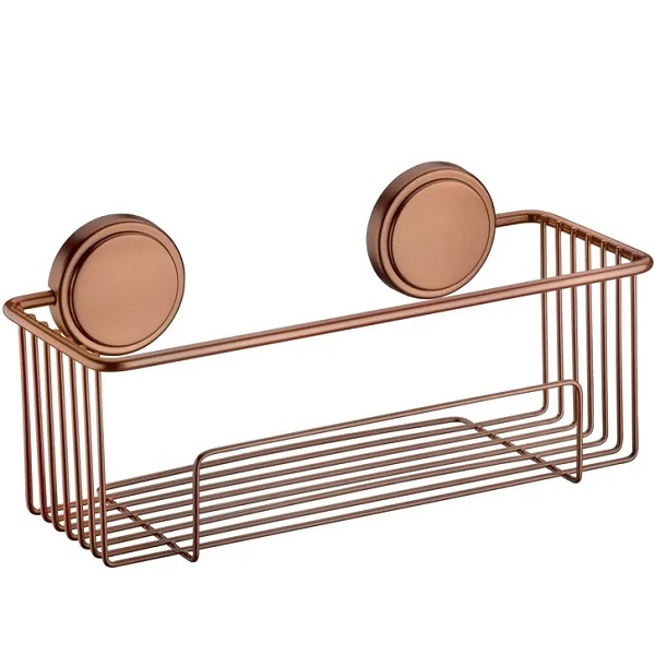 Porta Shampoo Fixação Adesivo Prateleira Multiuso Cobre Aceti