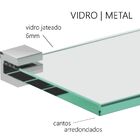 Porta Shampoo Grego Metal Prateleira Para Banheiro Prata Troi