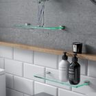 Porta Shampoo Grego Metal Prateleira Para Banheiro Prata Troi