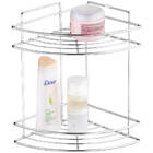 Porta Shampoo Inox De Canto Duplo Cantoneira Para Shampoo Ban